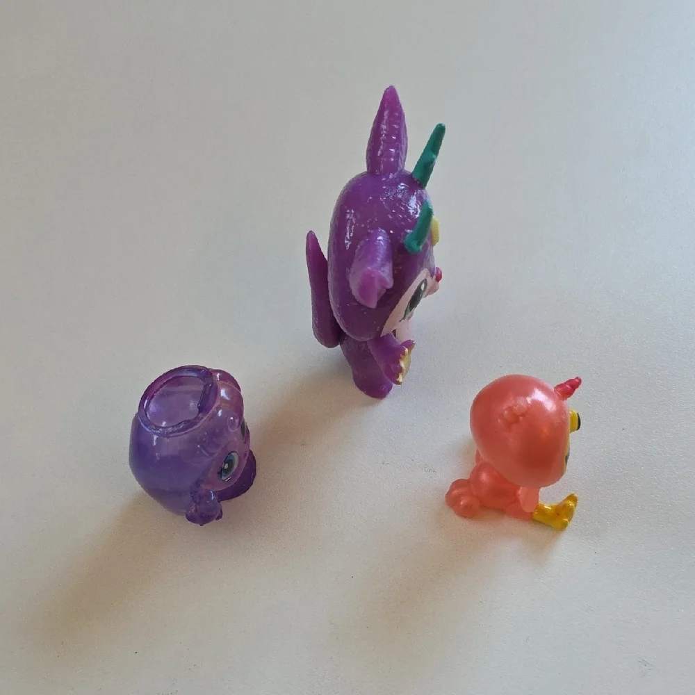 Purse Pets Micros Deerie And Small Girly Figurines Doorable, Flamingo, Gexi